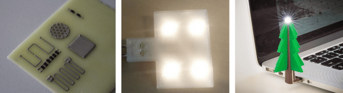 hybrid manufactured electronic structures